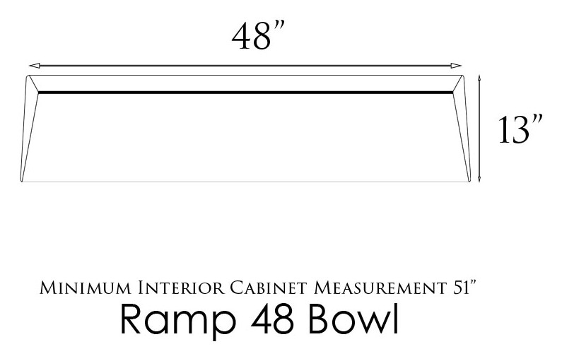Ramp 48 bowl dimensions